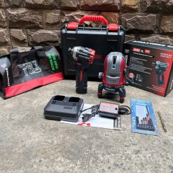 Combo Chuyên Vít Búa Amaxtools + Máy Cân Mực Tia Laser Amaxtools ALZ-6651 – Giải Pháp Thi Công Toàn Diện, Chính Xác Và Mạnh Mẽ