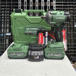 Máy Siết Bulong THPRO-TH636PRO,màu Xanh Lục Bảo,động cơ không chổi than ,lực đập 360N.m..Tặng đầu chuyển vít