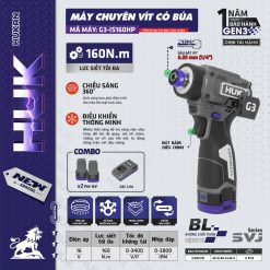 Máy chuyên vít búa HUKAN G3-IS160HP